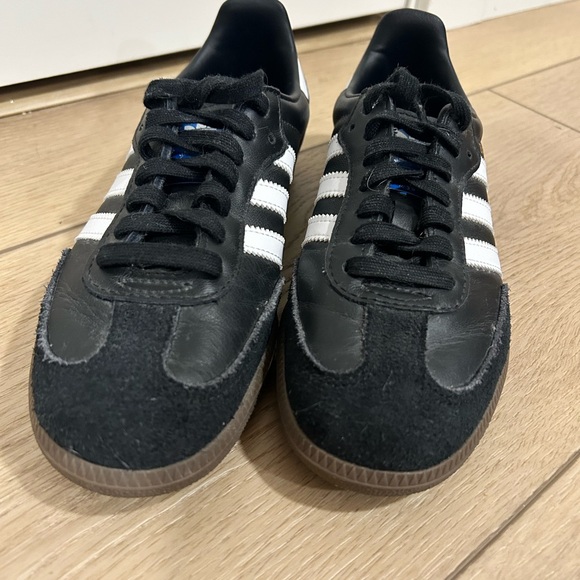 samba adidas women’s sneakers size 6 black - Picture 3 of 5